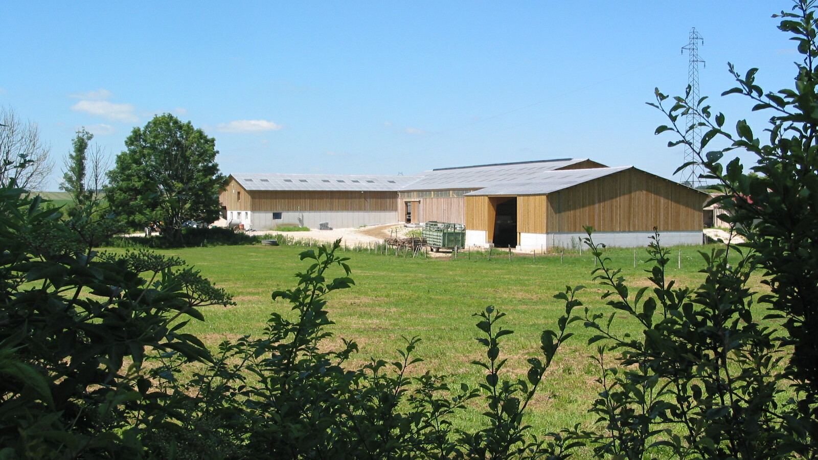 insertion paysagère bâtiment agricole